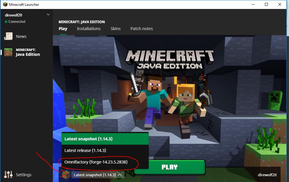 latest twitch launcher not loading minecraft